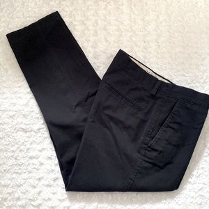 Men’s Haggar Life Khaki-flat front-32/29- black- great worn condition!